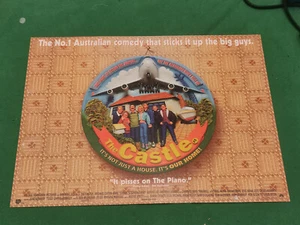 The Castle Australia comedy Mini quad poster original cinema - Picture 1 of 1