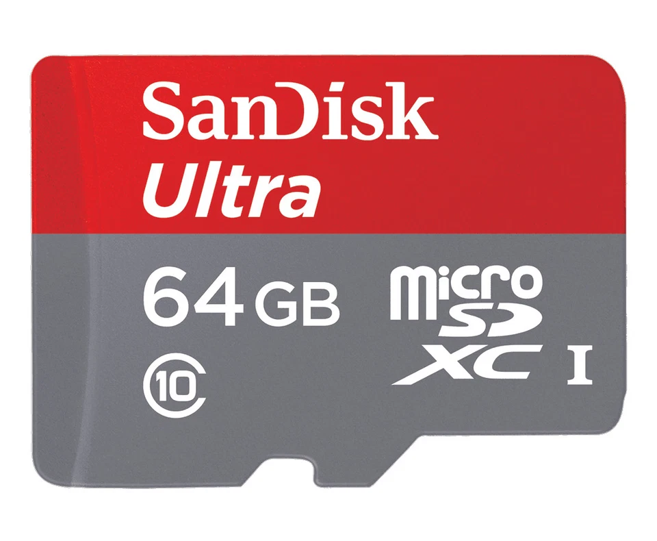 SanDisk Ultra (SDSQUNC-064G-GN6MA)  microSDXC Memory Card - 64GB Class 10 - Image 1 of 1