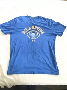 UNDER ARMOUR UCLA bruins blue 100 years t-shirt LARGE (42” chest) short sleeve - Picture 1 of 6