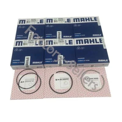 6 x anéis de pistão OEM para BMW M50B25 M52B25 M52B28 E36 E46 323i 328i 2.5 2.8 84 - Imagem 1 de 2