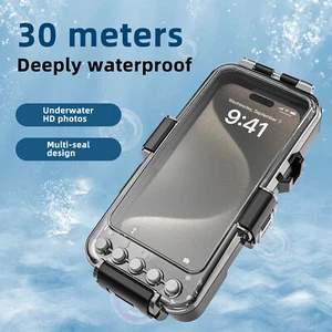 30M Bluetooth Waterproof Underwater Diving Shockproof Phone Cover Case Universal - Bild 1 von 12