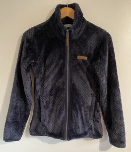 Columbia XS Extra Small Outdoorjacke Teddyfleece blau Damen Apres Ski warm - Bild 1 von 16