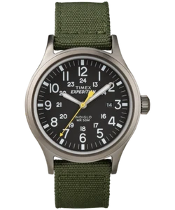 Timex T49961 Men's Expedition Scout Green Fabric Strap Watch - Picture 1 of 5