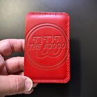 Wilson A2000 Minimalist Leather Baseball  Card Holder (Red)