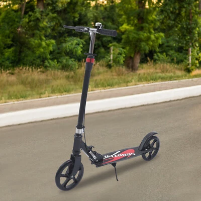 Cityroller Erwachsene Klappbar Scooter Tretroller T-Style 200mm Räder+Handbremse - Bild 1 von 4