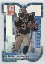 2001 Donruss Elite Primary Colors Blue Die-Cut /50 Ricky Williams #PC-25