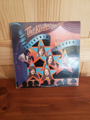 The Kinks' Greatest - Celluloid Heroes LP Album 1976 U.S. Indianapolis APL1-1743 - Image 1 of 4