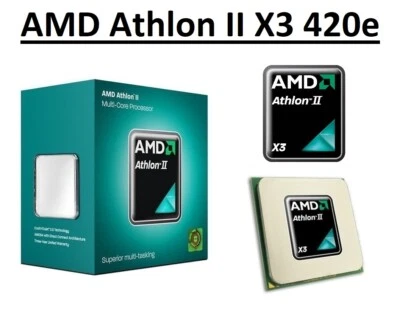 AMD Athlon II X3 420e Triple Core Processor 2.6 GHz,Socket AM2+/AM3, 45W CPU  - Image 1 of 4