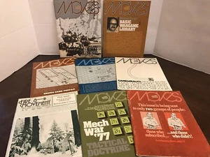 Moves Conflict Simulation Theory And Technique Magazines 1970s Lot 8 Wargaming - Foto 1 di 4