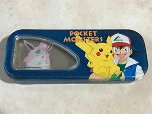 Pokemon Tin Pikachu Scatola Box di latta anni 90 Vintage charizard Set base - Foto 1 di 3