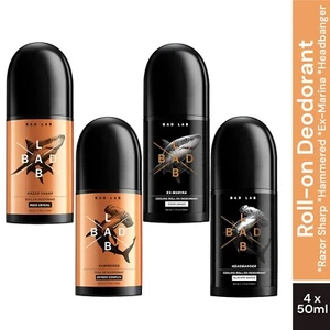 Bad Lab Deodorante Roll-On TUTTA LA GAMMA con Fluidipure™ 8G in 4 Varianti (4 x50ml) - Foto 1 di 22