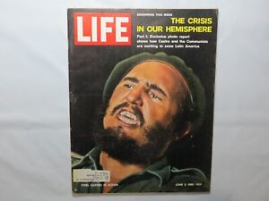 Life Magazine 2 czerwca 1961 - Fidel Castro Kuba - Judy Garland 7Dx2