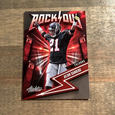 2023 Panini Absolute Football #5 DEION SANDERS Rock Out FALCONS F17 - Image 1 of 2