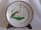 04C30 Antique Plate Earthenware Of EAST Bird Peacock Gate the London Xixth