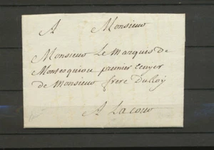 LOUIS XVI Court Franchise Letter pr Marquis de Montesquiou Rare X5092 - Picture 1 of 2