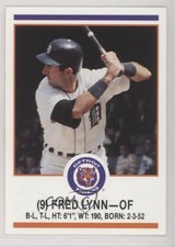 1989 Detroit Tigers Police Fred Lynn #9