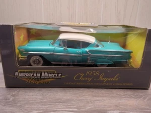 Ertl American Muscle Memories 1958 Chevy Impala babyblau 1:18 Diecast Auto - Bild 1 von 7