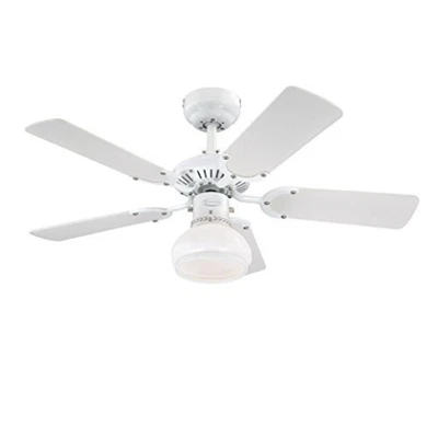 78704 Ventilatore da soffitto Princess Radiance II 90 cm bianco per interni, kit - Immagine 1 di 4