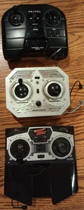 Lot of (3) R/C Helicopter Remote Controlls. Air Hogs, Propel, and Other.  - Picture 1 of 8
