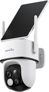 wansview Solar Camera Outdoor Wireless-2K 360°PTZ Cameras for Home White - Picture 1 of 8