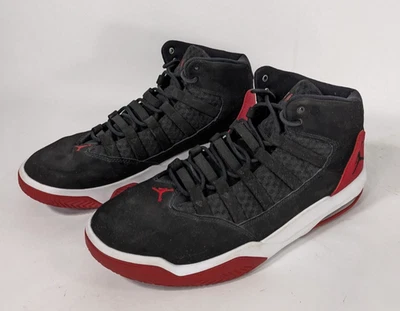 Nike Mens Max Aura Basketball Tennis Shoes Sneakers Gym Black Red White Size 12 - Image 1 of 4