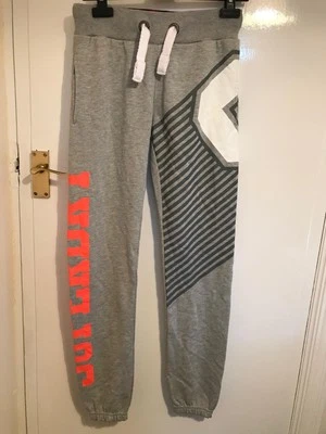 Superdry Ladies  Grey Joggers/sweatpants Size 6 Uk  - Image 1 of 4