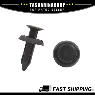 100x Clips para 6mm Agujero Plástico Retenedor Guardabarros Parachoques Push Pin Sujetador Foto 1 de 4