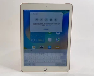 Apple iPad 6th Gen 32GB Wi-Fi + Cellular Unlocked 9.7in Gold FAULTY LCD 146 - Picture 1 of 23