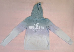 Hollister California Hoodie blau lila ombre Freizeit Sweatshirt Gr. XSmall  - Bild 1 von 14