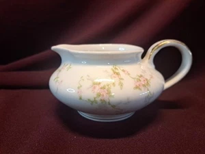 Antique Haviland Limoges France PINK SPRAY Creamer - C1900 - Picture 1 of 9