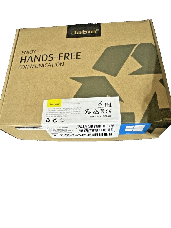 Auriculares Jabra Biz 2400 II USB Mono BT MS Teams Cancelación de Ruido Negros Foto 1 de 4