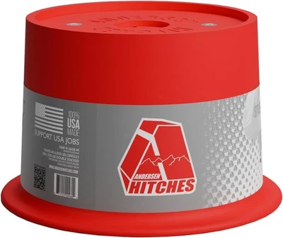 ANDERSEN ENGANCHES | Accesorios de viaje para autocaravana | Paquete de 1 en paquete, rojo Andersen  Foto 1 de 4