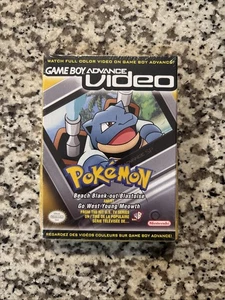 Pokemon Gameboy Advance Video Beach Blastoise Go West Meowth Nintendo GBA in scatola - Foto 1 di 6