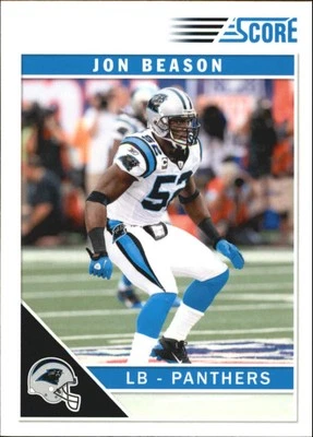 2011 Score Glossy #44 Jon Beason - FB - Image 1 of 2