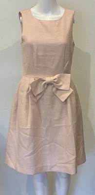 Vestido de vacaciones Tahari Arthur S. Levine sin mangas 4 rosa brillante cóctel Foto 1 de 4