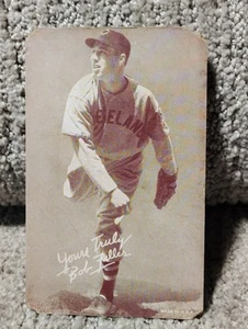 Bob Feller 1939-46 Salutation Exhibits- Yours Truly - Picture 1 of 5