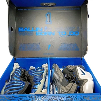 🔥🔥Nike Penny Hardaway Air Foamposite One & Nike Penny 6 Sharpie Pack Size 10 - Image 1 of 4