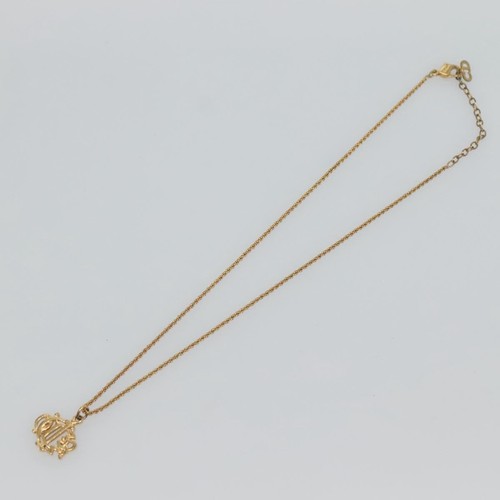 Collana Dior Cd Metallo Oro Gioielli Autentica