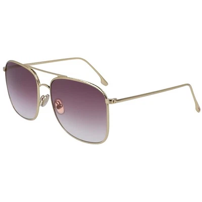 Victoria Beckham Women's Sunglasses Purple Gradient Lens Square Frame VB202S 712 - Image 1 of 4