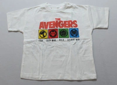Zara Boy's Marvel Avengers Graphic Short Sleeve T-Shirt EJ3 White Size 4Y NWT - Image 1 of 4