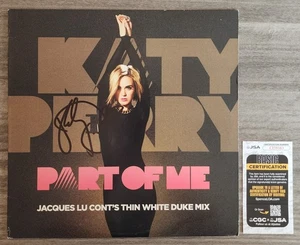 Katy Perry Signed Part Of Me Record Album Vinyl Singer Songwriter LEGEND JSA - Picture 1 of 4