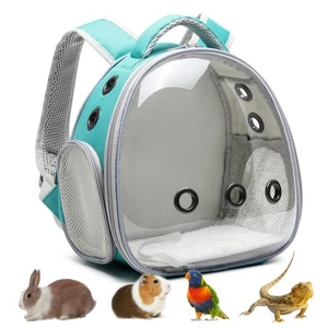 Portable Travel pet Backpack Carrier Hamster Bag Guinea Pig Bird Small Dog ca... - Picture 1 of 6