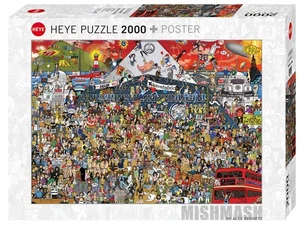 Heye Jigsaw Puzzle 2000 Pieces 12+ Ages British Music History - Picture 1 of 2