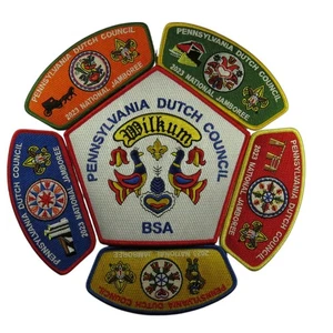 Pennsylvania Dutch Council 2023 National Jamboree Set of 6 Flap (TS374) - Picture 1 of 2