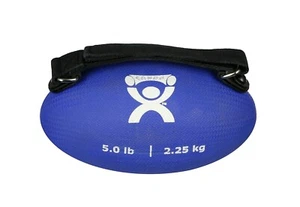 CanDo Handy Grip Weighted Ball for Weight Training and Exercise,5lb Blue - Picture 1 of 3