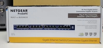 NETGEAR ProSafe GS116 16 Port Gigabit Desktop Switch - switch - 16 ports -... - Image 1 of 3
