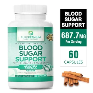 PurePremium Blood Sugar Support - Healthy Vision - Maintain Normal Levels - Picture 1 of 12
