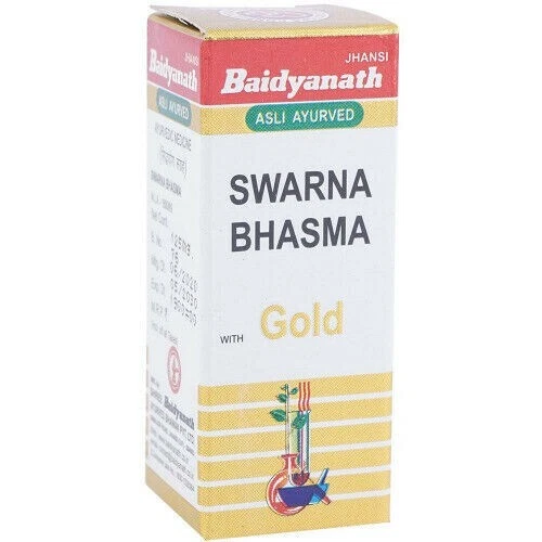 Baidyanath Swarna Bhasma 1000mg (1g) Ayurvedic Bhasma for Debility & Weakness - Image 1 of 1