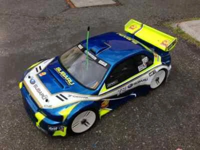 0108 - RC BODY SUBARU SCALA 1/8 + WING /ALETTONE - Immagine 1 di 2