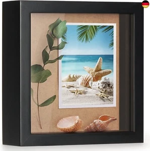 TJ.MOREE Klein Bilderrahmen zum Befüllen,14,2 x 14,2 cm- Blumen Objektrahmen - Bild 1 von 7